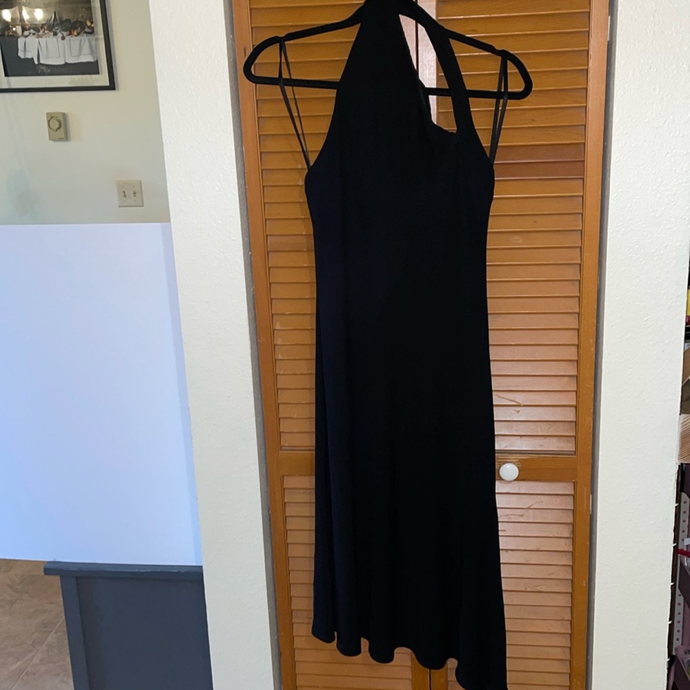 Black Halter BCBG Dress